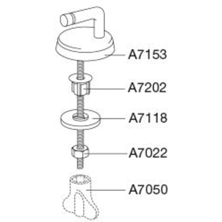 Pressalit Universalbeslag, lang rustfri (2 st)