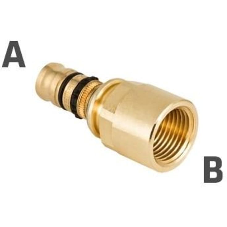 Mepla RG overgang med indvindigt gevind 20 mm x 1/2"