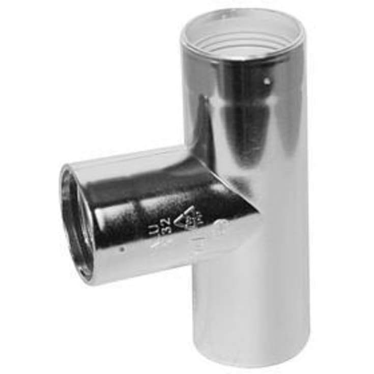 T-Rör, 90°, Ø40 mm, krom