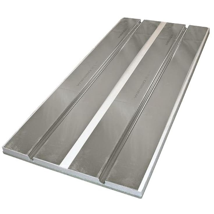 Uponor Capsula gulvvarmeplade 1155x545x35 mm, isoleret, 20 mm pex-rør
