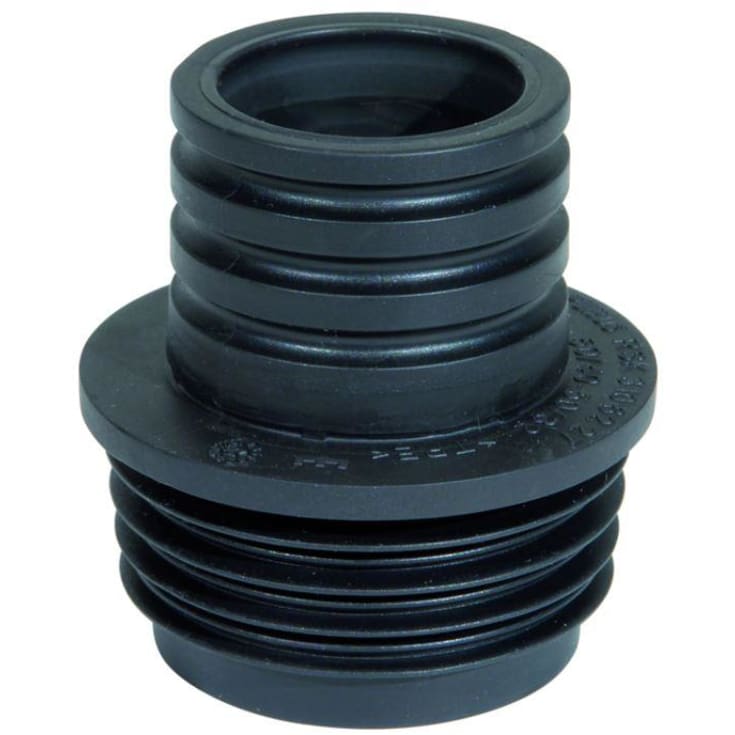 Purus kombinippel, Ø50-40/32 mm, gummi, svart