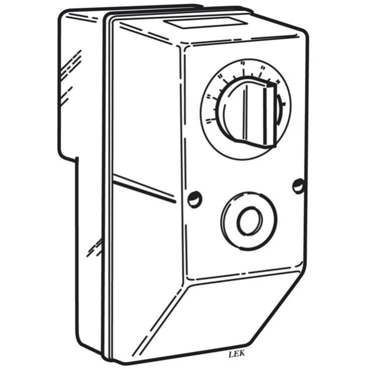 Nibe kopplingsbox K11 för R-50 elpatroner med max.effekt på 10.500 W.