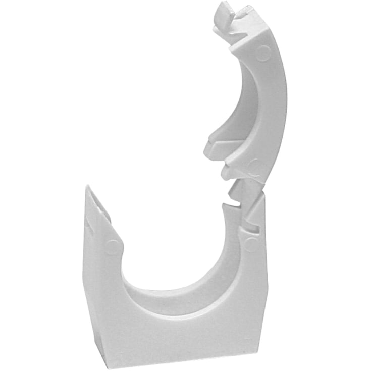 Rörklamma 32 mm - vit