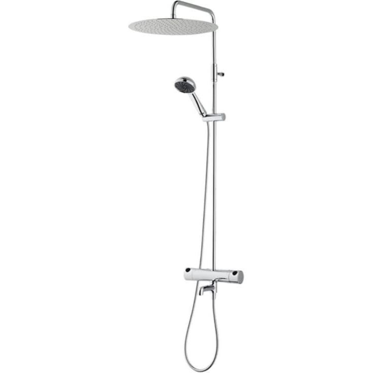 Mora One Shower system badkarsblandare med duschset, krom