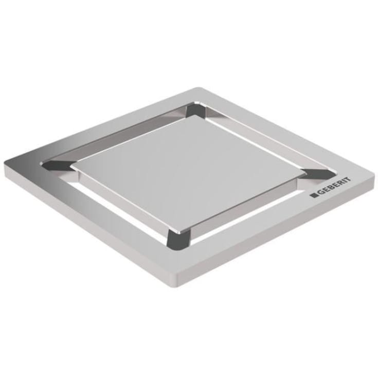 Geberit CleanLine Square avløpsrist, 80x80 mm, rustfritt stål