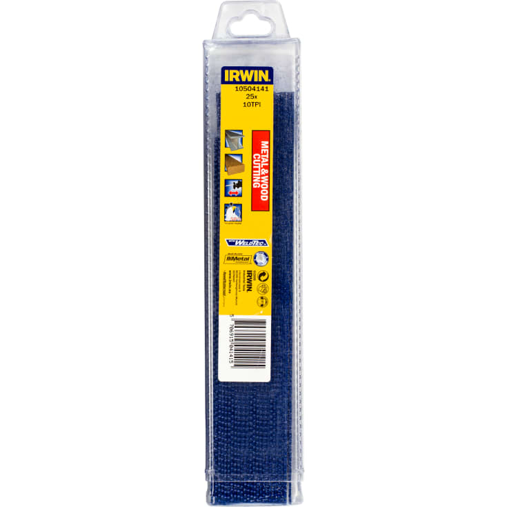 Irwin bajonettsagblad, 200 mm, for metall/tre, 25 stk