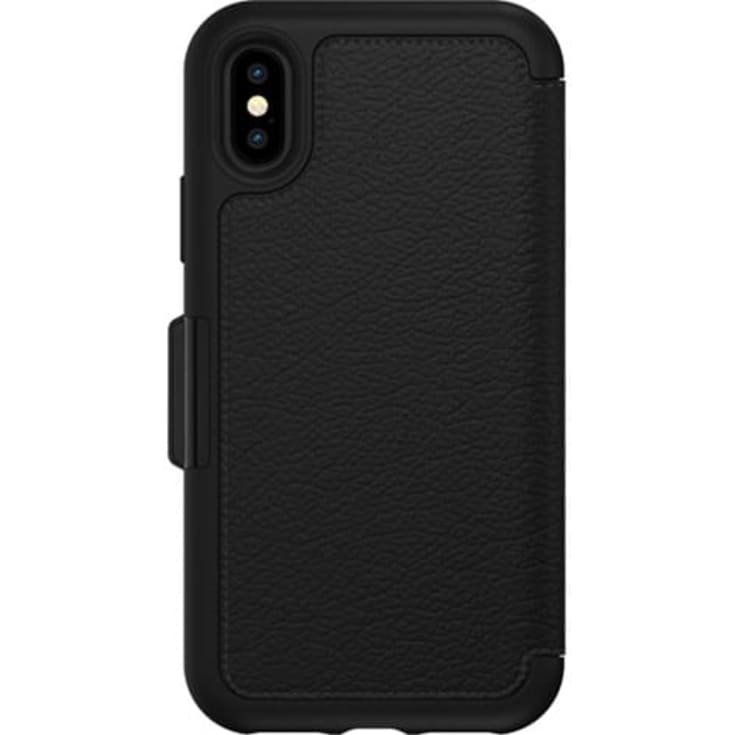 OtterBox Strada cover til iPhone X, sort læder