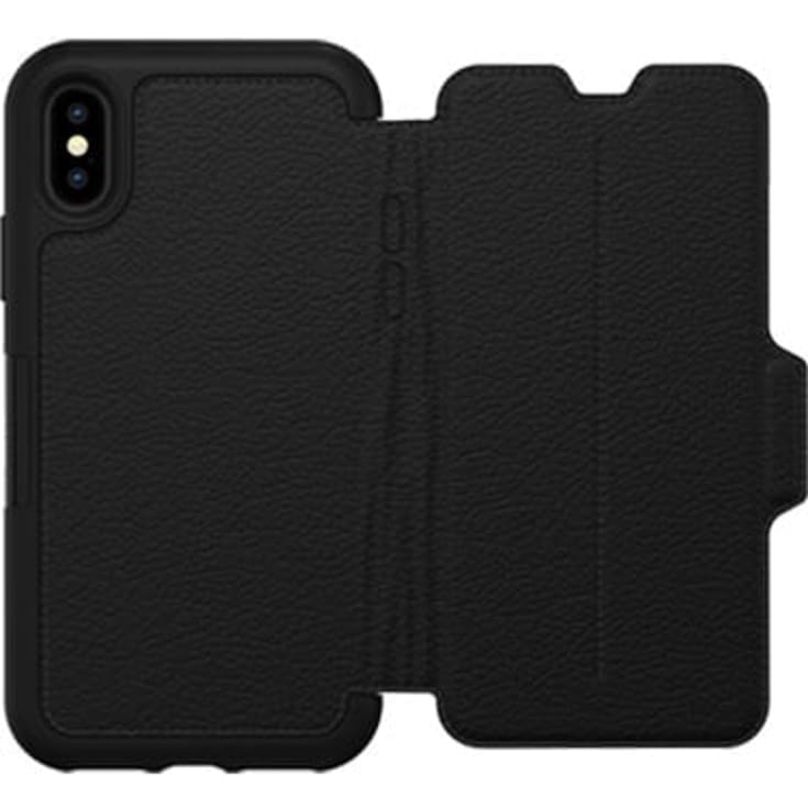 OtterBox Strada cover til iPhone X, sort læder