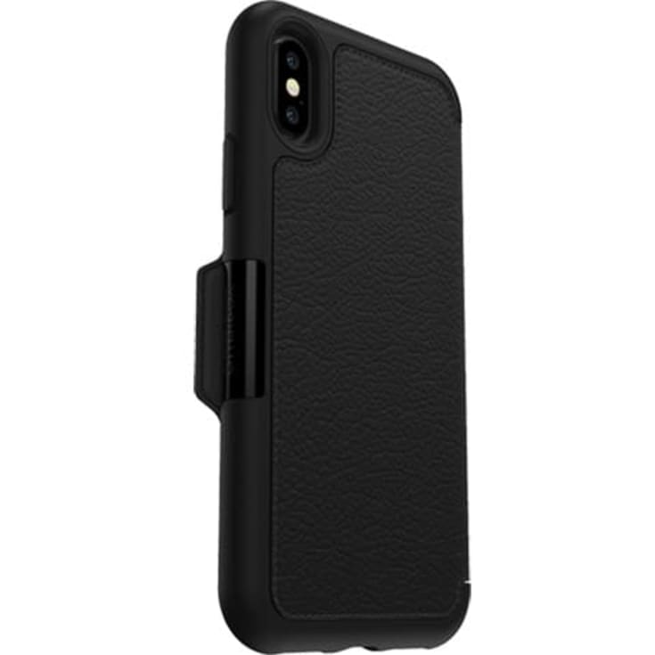 OtterBox Strada cover til iPhone X, sort læder