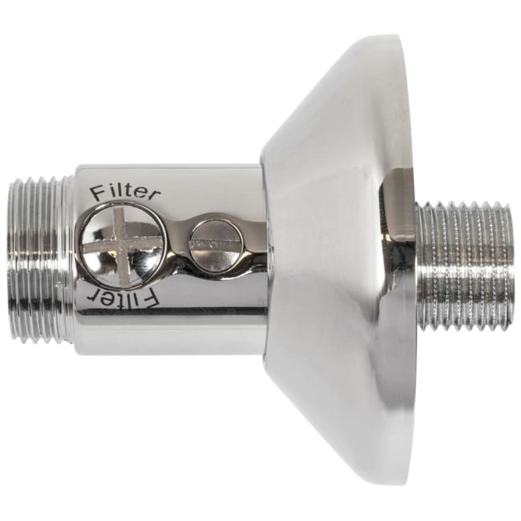Nico forskruning med avsperring, eksentrisk, 3/4" x 1/2", krom