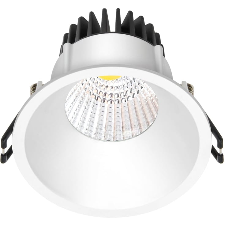 Nordtronic Velia downlight, matt vit, 3000K