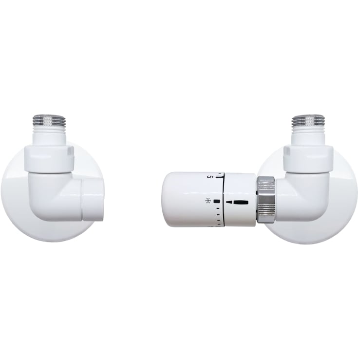 Kriss Corner Rum Plus ventilset, vinkel, höger, vit