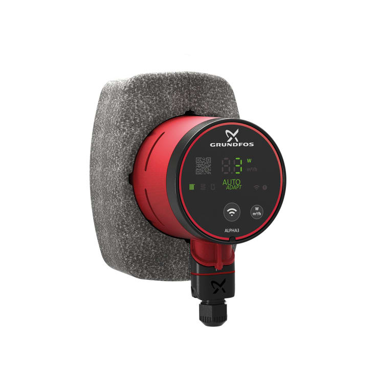 Grundfos Alpha3 25-80 cirkulationspump 130 mm, värme