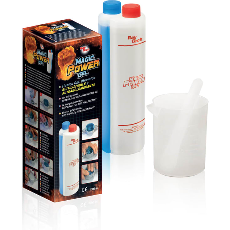 Raytech Magic power gel i flaske, to komponent 500 ml, blå IP68