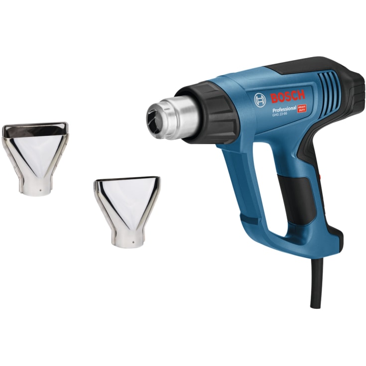 Bosch varmluftpistol GHG 23-66, 2300 W, med 2 dyser