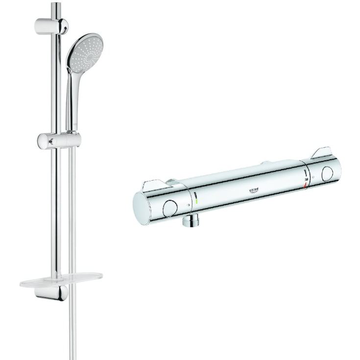 Grohe Grohtherm 800 Cosmopolitan brusesæt, Krom