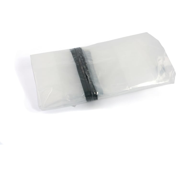 Cover støvdør med glidelås og L-åpning - 210 cm