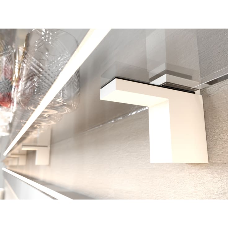 Frost Quadra hylleholder 6, hvit