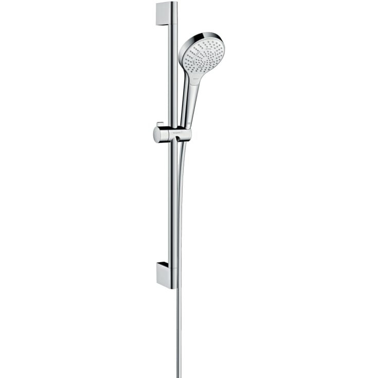 Hansgrohe Croma Select S dusjsett, vannbesparende hvit/krom