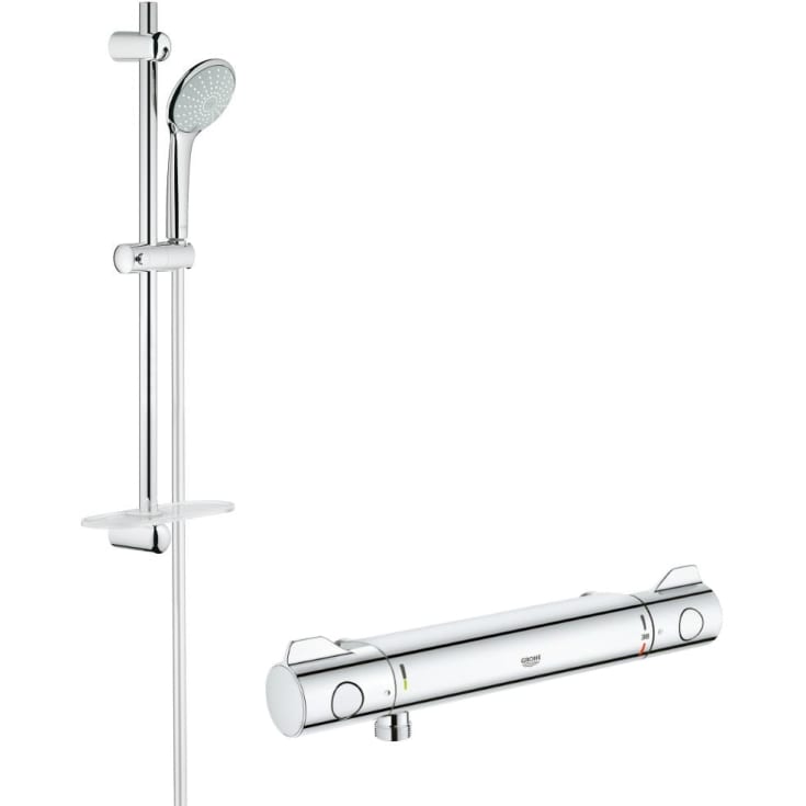 Grohe Grohtherm Euphoria Duo duschset, krom