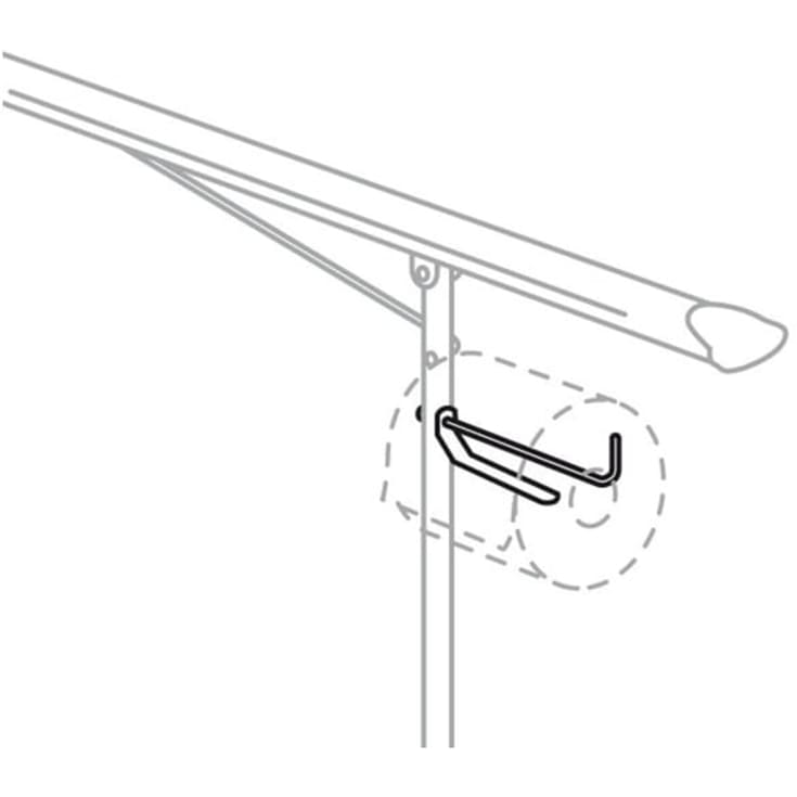 Pressalit Care Value toiletrulleholder, rustfrit stål