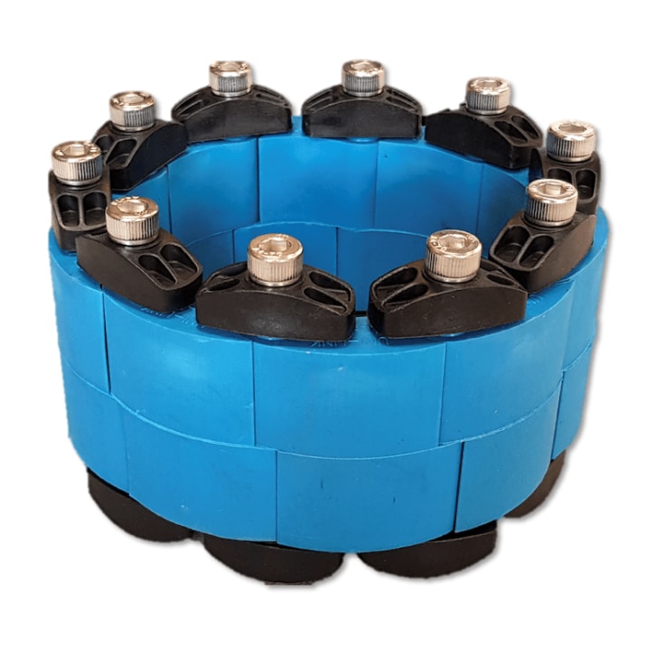 Uni-Link 118-127/75 mm kædetætning, komplet, 8 stk. 315 led