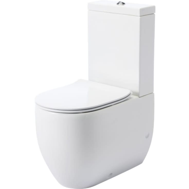 Lavabo Slim toalettsete, soft close, hvit