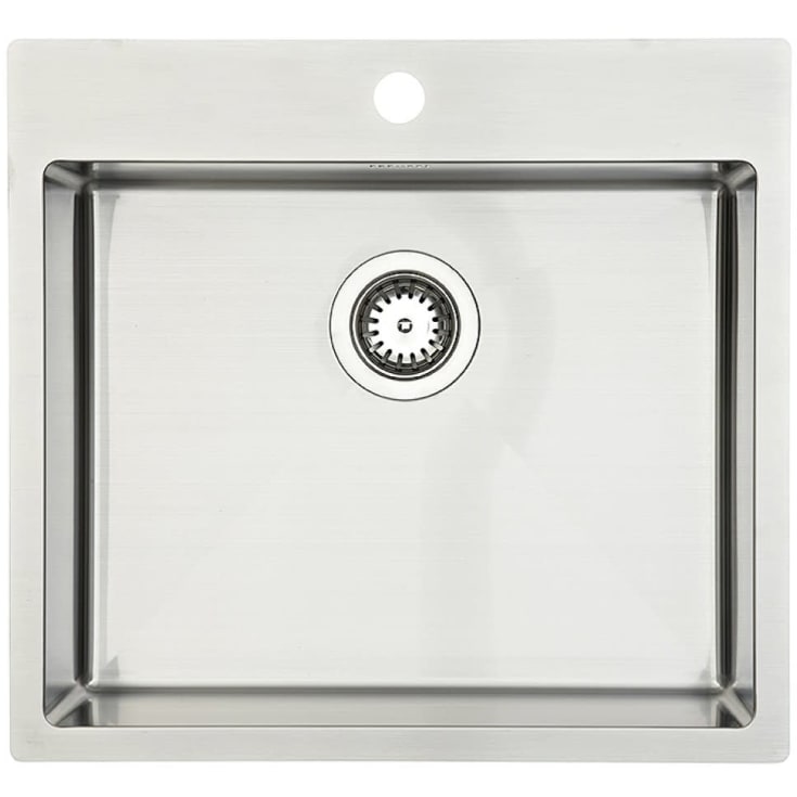 Lavabo Kubus 540 Soft diskbänk, 54x50 cm, rostfritt stål