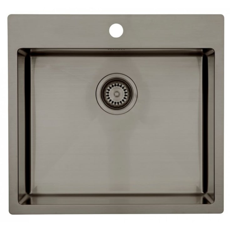 Lavabo Kubus 540 soft kjøkkenvask, 54x50 cm, sort krom