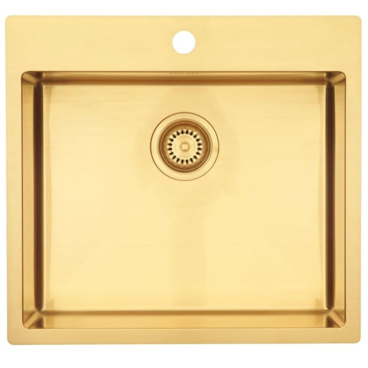 Lavabo Kubus 540 soft køkkenvask, 54x50 cm, guld