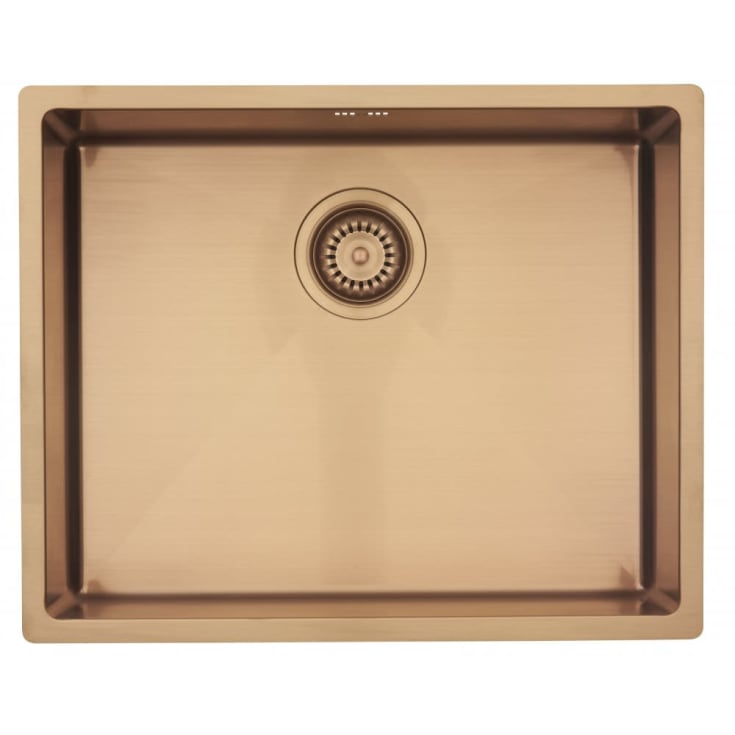 Lavabo Kubus 500 soft køkkenvask, 54x44 cm, kobber