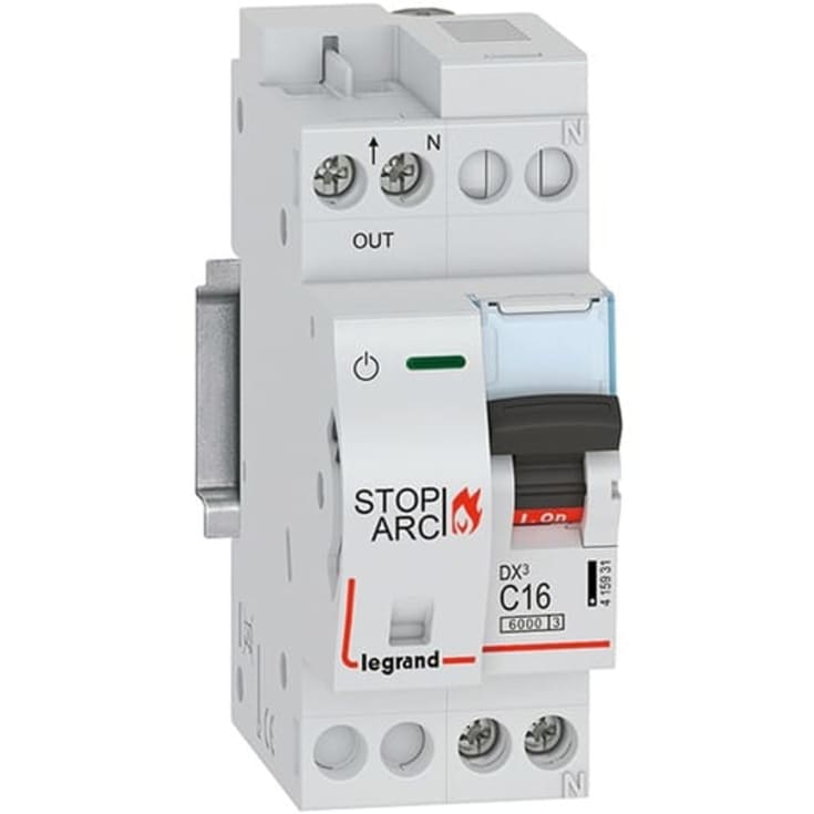 DX3 Gnistdetektor C 16A, 1P+NH, 230V, 6kA, 2M