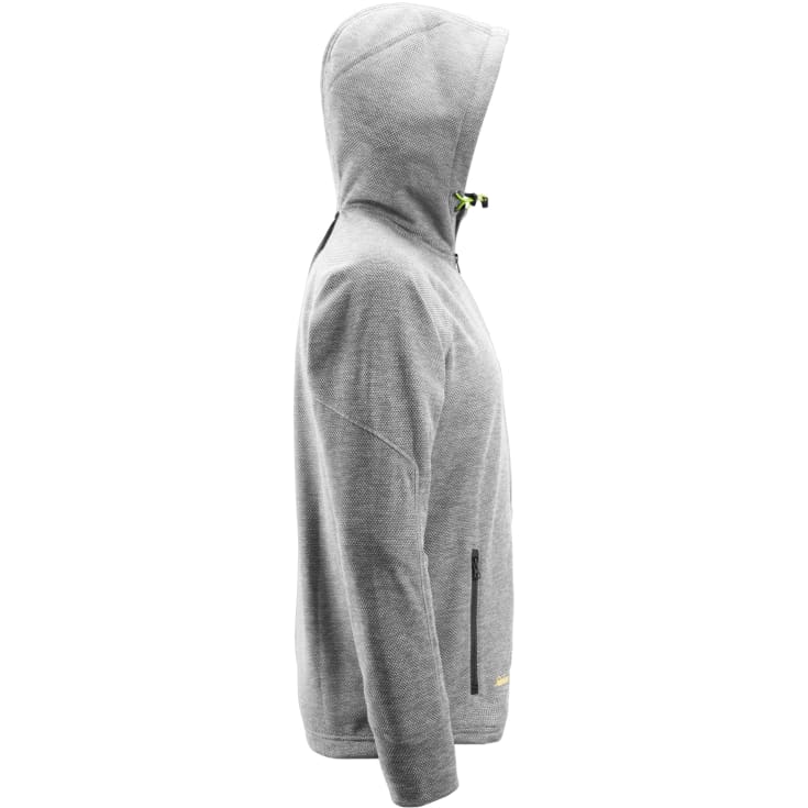 Snickers luvtröja i fleece, FlexiWork 8041, grå, stl 3XL