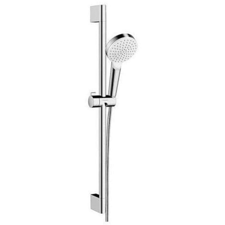 Hansgrohe Crometta 1jet dusjsett, krom/hvit