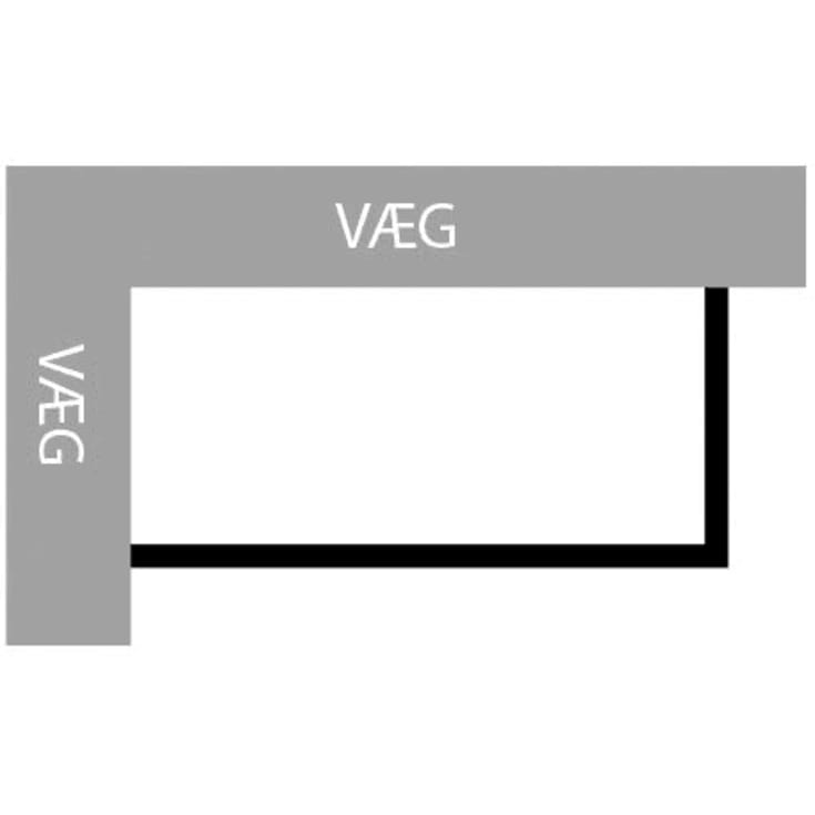 Duravit D-Code sidepanel, 70 cm, høyre