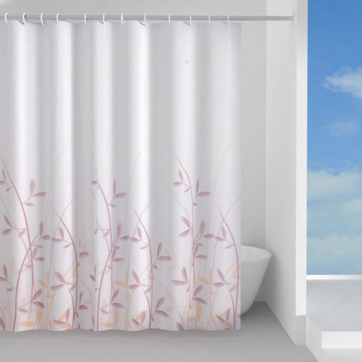 Hefe Flora duschdraperi, 120x200 cm, mönster