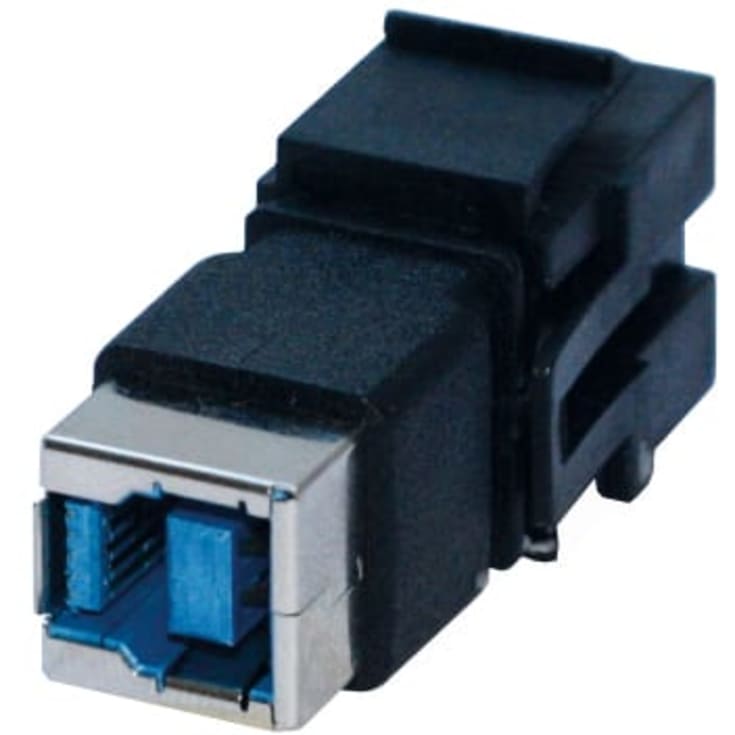 USB 3.0 A/B Keystone för kundmodul