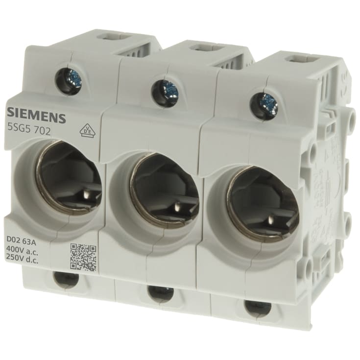 5 stk Sikringsholder Neozed D01, 3P, 16A, 5SG5330