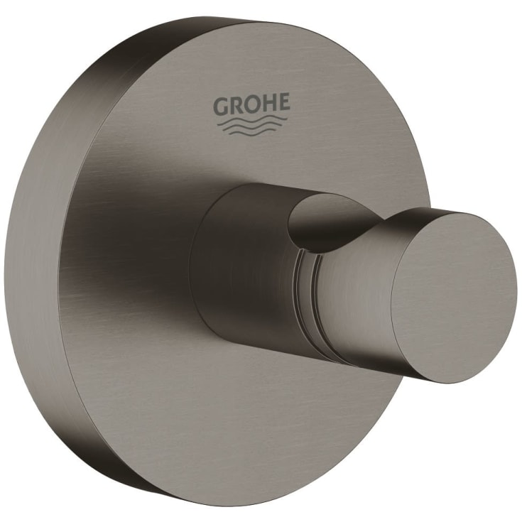 Grohe Essentials håndkleknagg, børstet sort krom