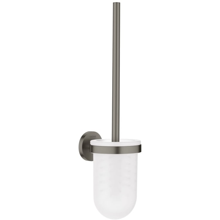 Grohe Essentials toalettbørste, børstet sort krom