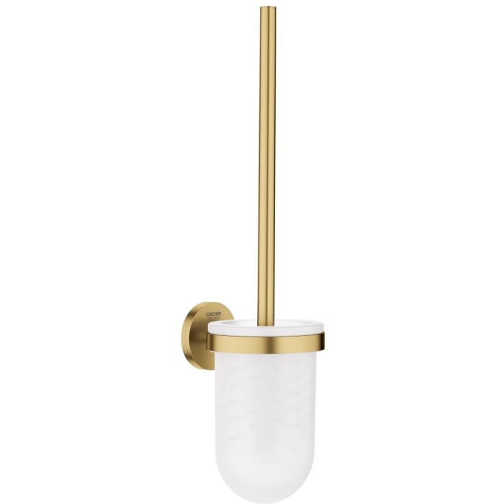 Grohe Essentials toalettborste, borstad mässing