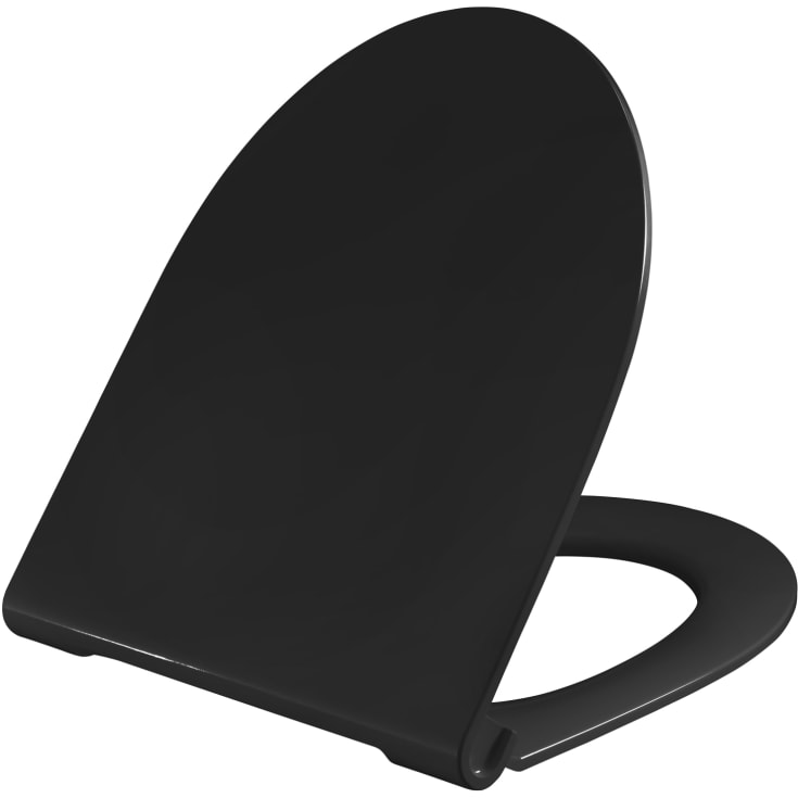 Pressalit Spira 946 toalettsete, soft close, avtagbar, sort