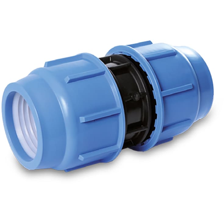 Blueseal 50 mm rak koppling, PN16, PP/POM