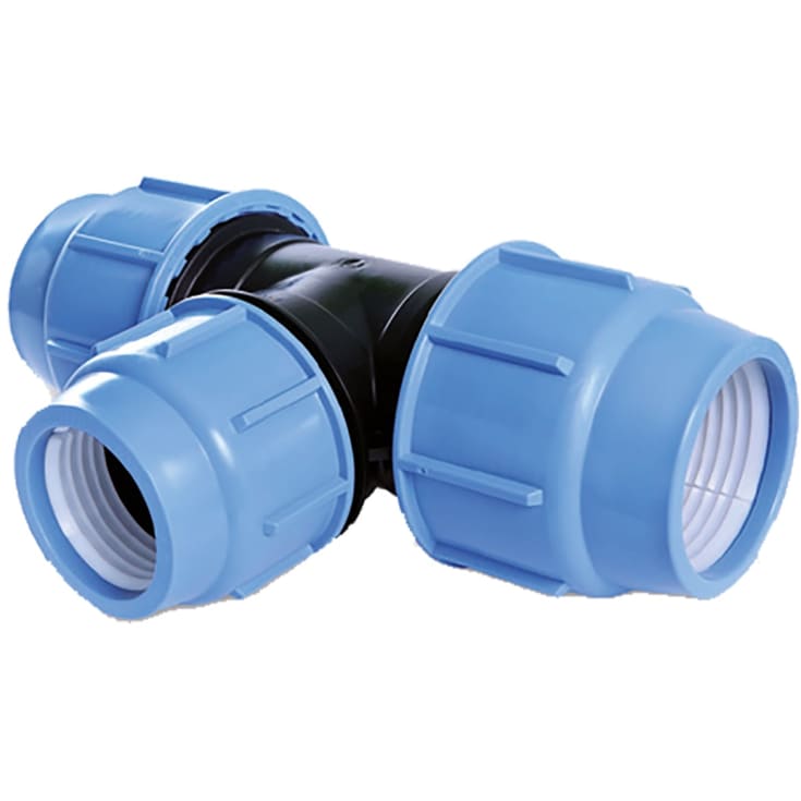 Blueseal 40 x 32 mm reducerat t-rör, PN16, PP/POM