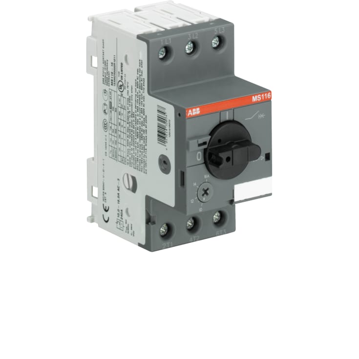 Motorbeskytter manuelt betjent MS116 4.0-6.3A