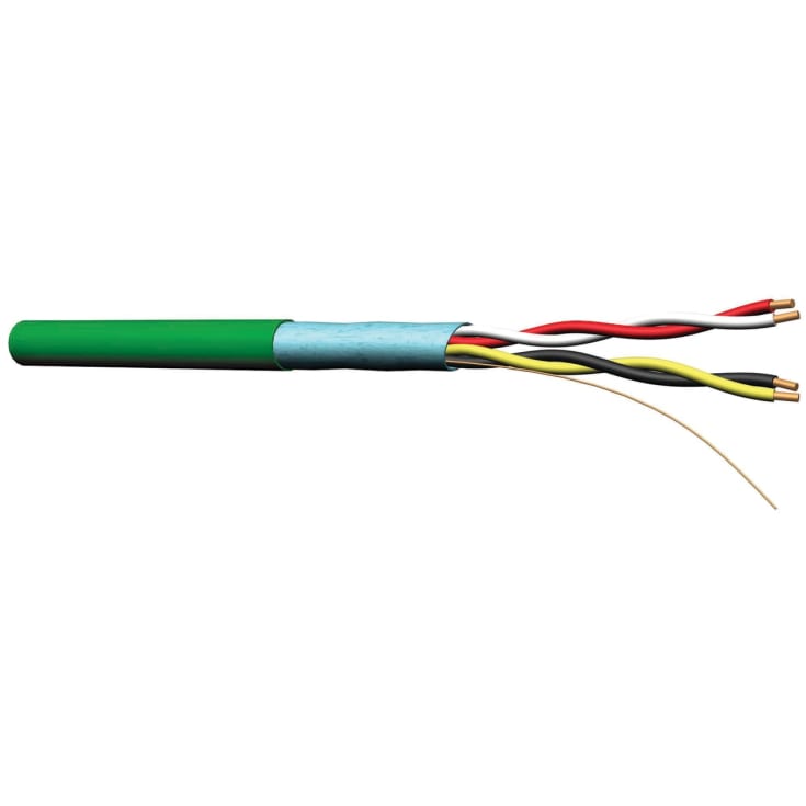 Kabel EIB BUS MOD 2x2x0,8 grøn, J-H(st)H) HFFR T500