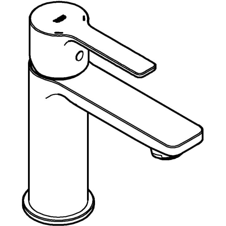 Grohe Lineare servantbatteri XS, krom