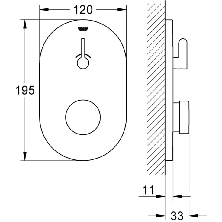 GROHE EUROSMART CT SELVSLUKKENDE