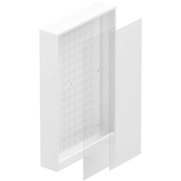 Uponor Aqua Plus fördelarskåp CC F, 205 mm djup
