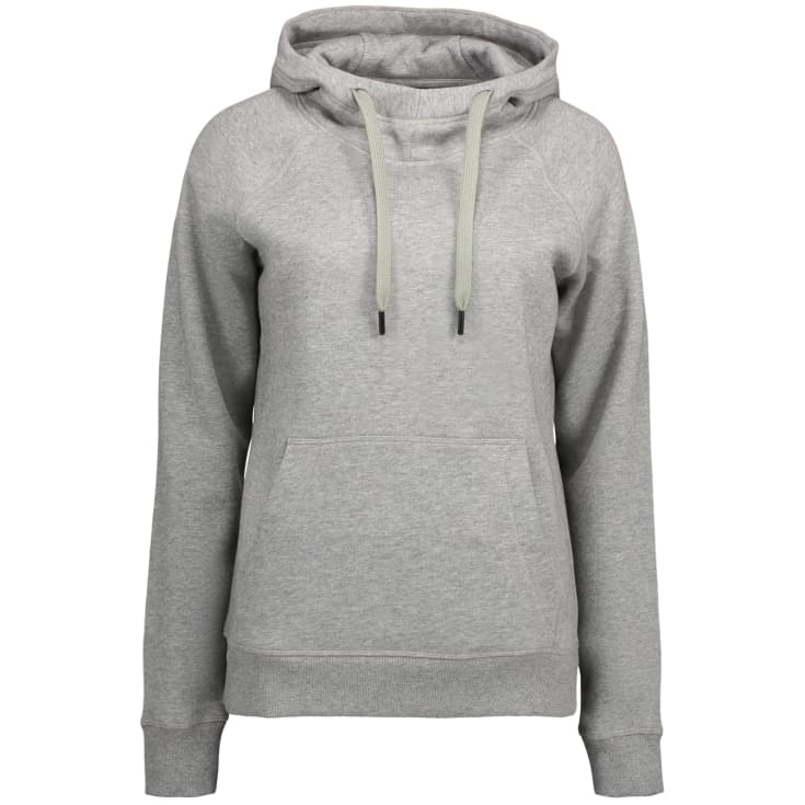 ID, klassisk dame hættesweatshirt, 0637, Grå melange, str. M